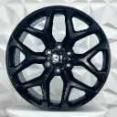 RIN 20X9 6-139.7 R1 SPORT SNOWFLAKE BLACK ET24 CB78.1