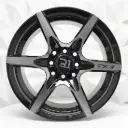 RIN 15X7 4-100/114.3 R1 SPORT 6072 BLACK COAT ET38 CB73.1