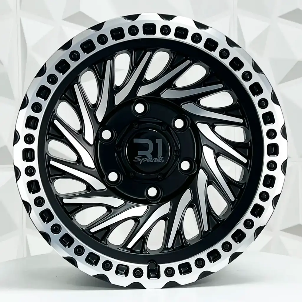 RIN 16X8 5-114.3 R1 SPORT ULF-S03 FLOW FORM MATTE BLACK MF ET-10 CB73.1