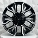 RIN 22X9 6-139.7 R1 SPORT YL/YC3331-FF BLACK POLISH ET28 CB78.1