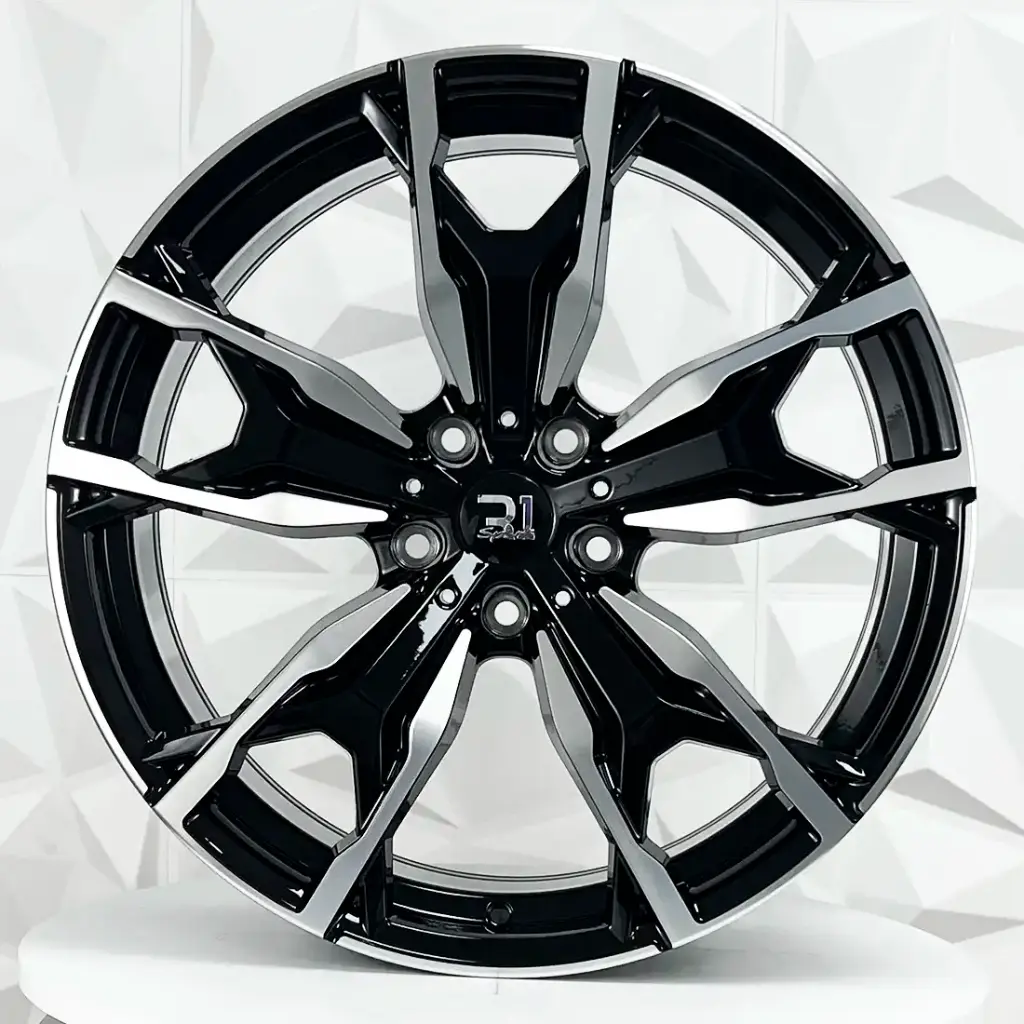 RIN 20X8 5-120 R1 SPORT BH20130 BLACK MACHINE FACE ET32 CB74.1