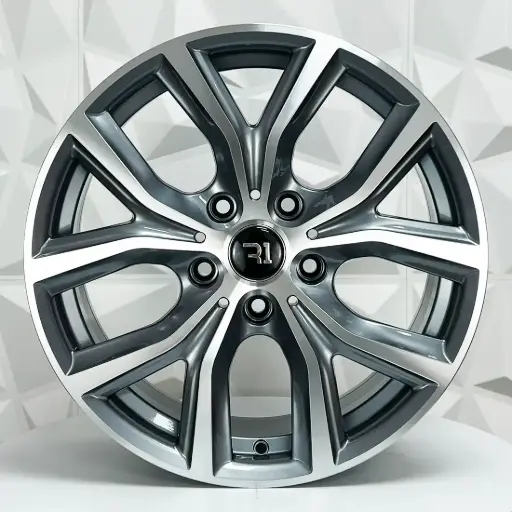 [174715] RIN 17X7.5 5-120 R1 SPORT FE129 GUNMETAL MACHINE FACE ET35 CB74.1